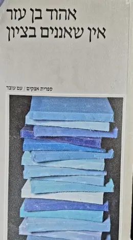 עטיפת הספר אין שאננים בציון