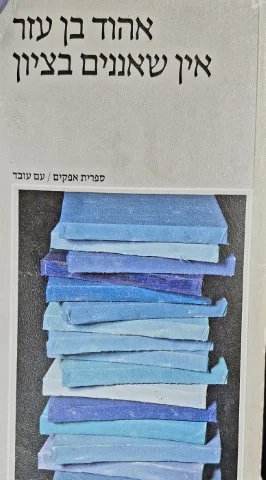 עטיפת הספר אין שאננים בציון