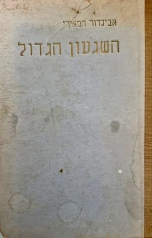 עטיפת הספר השגעון הגדול