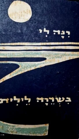 עטיפת הספר בשדרה לילית