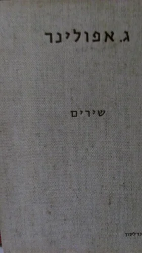 עטיפת הספר מבחר שירים