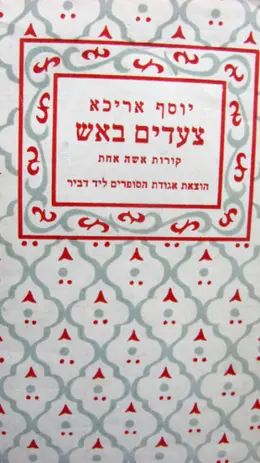 עטיפת הספר צעדים באש