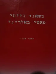 עטיפת הספר כשאני הייתי פאטי באלריני