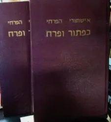 עטיפת הספר כפתור ופרח 2 כרכים מהדורת פקסימיליה