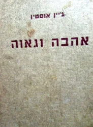 עטיפת הספר אהבה וגאוה