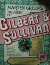 עטיפת הספר martyn greens treasury of gilbert and sullivan