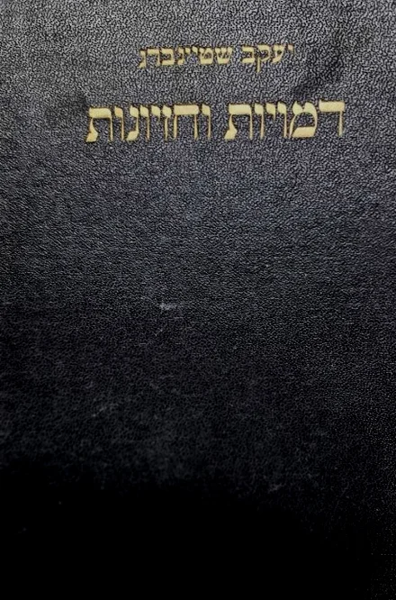 עטיפת הספר דמויות וחזיונות