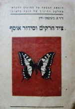 עטיפת הספר ציד חרקים וסידור אוסף