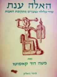 עטיפת הספר האלה ענת