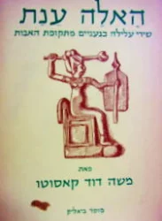 עטיפת הספר האלה ענת