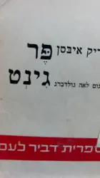 עטיפת הספר פר גינט