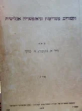 עטיפת הספר וקטורים מטריצות וגיאומטריה אנליטית כרך ב