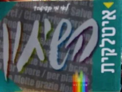 עטיפת הספר איטלקית השיחון