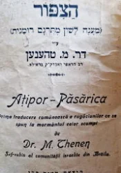 עטיפת הספר הצפור מענה לשון מתרגם רומנית