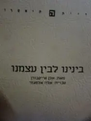 עטיפת הספר בינינו לבין עצמנו