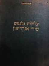 עטיפת הספר עלילות גלגמש שירי אנקריאון