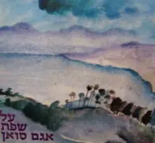 עטיפת הספר על שפת אגם סואץ
