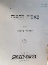 עטיפת הספר באסיה הקטנה