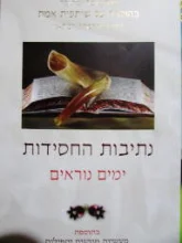 עטיפת הספר נתיבות החסידות ימים נוראים