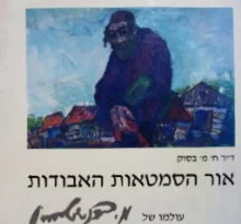 עטיפת הספר אור הסמטאות האבודות עולמו של משה ברנשטיין