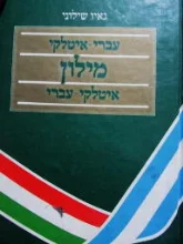 עטיפת הספר מילון עברי איטלקי איטלקי עברי