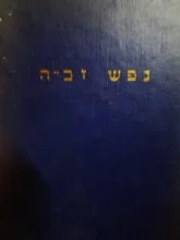 עטיפת הספר נפש זכה
