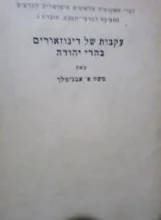 עטיפת הספר עקבות של דינוזאורים בהרי יהודה