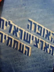 עטיפת הספר האופרה הארצישראלית העממית