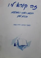 עטיפת הספר זה קורא לי