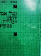 עטיפת הספר גמול אמת וחופש הבחירה במקרא