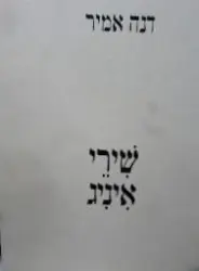 עטיפת הספר שירי איניג