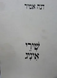 עטיפת הספר שירי איניג