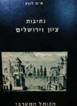 עטיפת הספר נתיבות ציון וירושלים הכותל המערבי