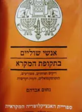 עטיפת הספר אנשי שוליים בתקופת המקרא