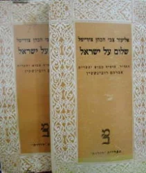 עטיפת הספר שלום על ישראל 2 כרכים