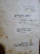 עטיפת הספר הזאב והגדיים