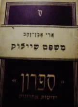 עטיפת הספר משפט שיילוק