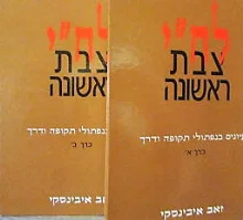 עטיפת הספר לחי צבת ראשונה 2 כרכים-חתום