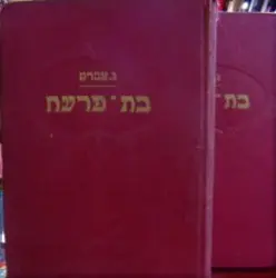 עטיפת הספר בת פרעה-2 כרכים