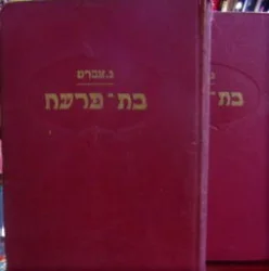 עטיפת הספר בת פרעה-2 כרכים