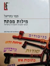 עטיפת הספר מילות מפתח