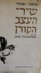 עטיפת הספר שירי העצב הקורן