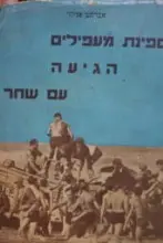 עטיפת הספר ספינת מעפילים הגיעה עם שחר