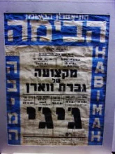 עטיפת הספר פוסטר תיאטרון מקצועה של הגברת ווארן גיגי