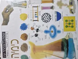 עטיפת הספר שפה כהרף עין מילון ויזואלי נושאי כימיה