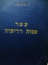 עטיפת הספר עשר שנות רדיפות