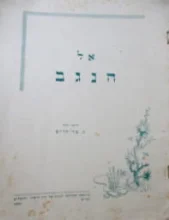 עטיפת הספר אל הנגב