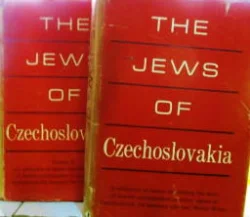 עטיפת הספר the jews of czechoslovakia-2 volume