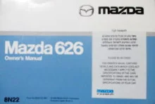 עטיפת הספר mazda 626 owners manual