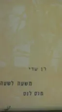 עטיפת הספר משעה לשעה מנס לנס
